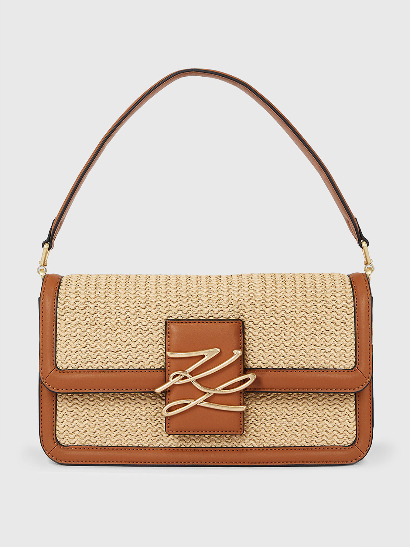 K AUTOGRAPH beige bag with logo accent brand Karl Lagerfeld Globalbrandsstore en