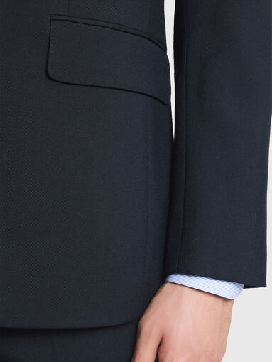 Single breasted wool jacket - 5