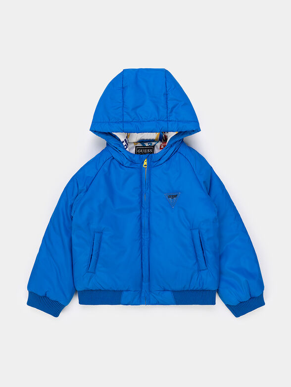 Hooded jacket with zip - 1