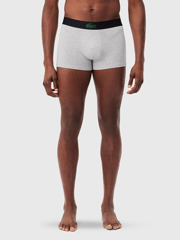 Set of three pairs of boxers with logo - 3