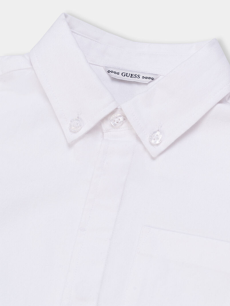 White cotton shirt - 3