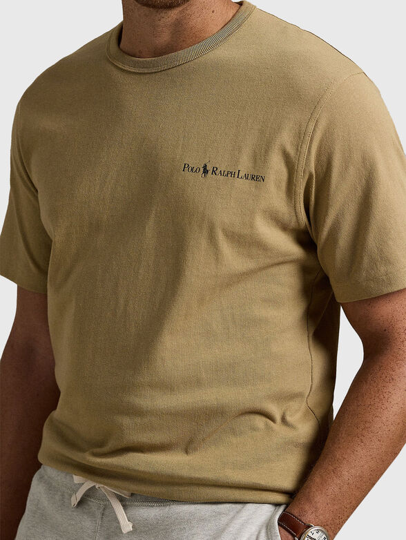 Cotton T-shirt with logo - 4