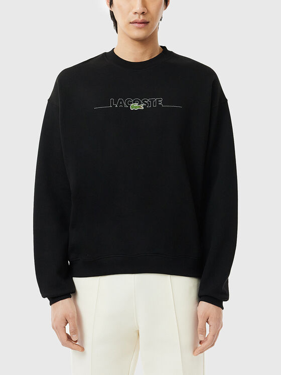 Sweatshirt with logo embroidery - 1