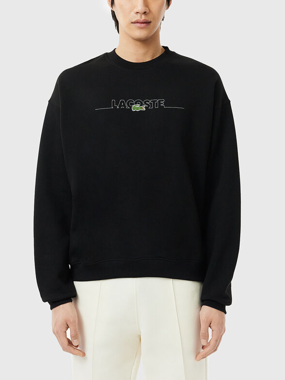 Sweatshirt with logo embroidery - 1
