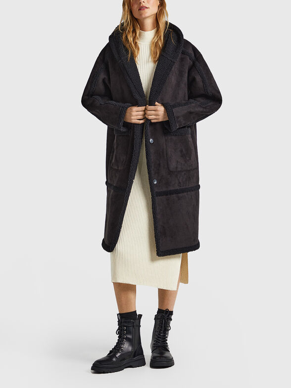 RORY black oversized coat - 2