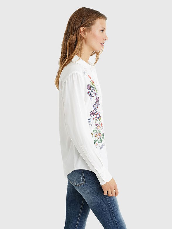 GENOVA Shirt with floral print - 5