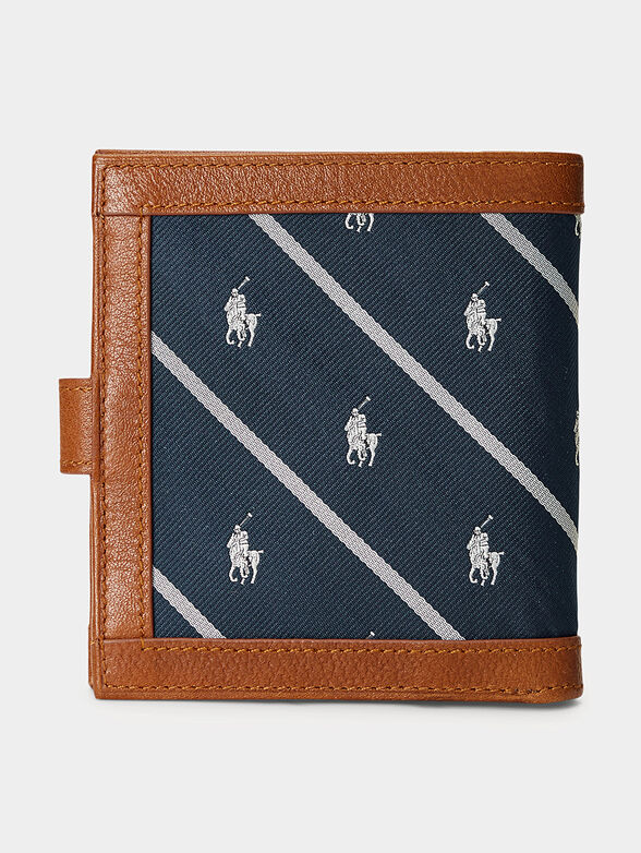 Wallet with leather details - 2