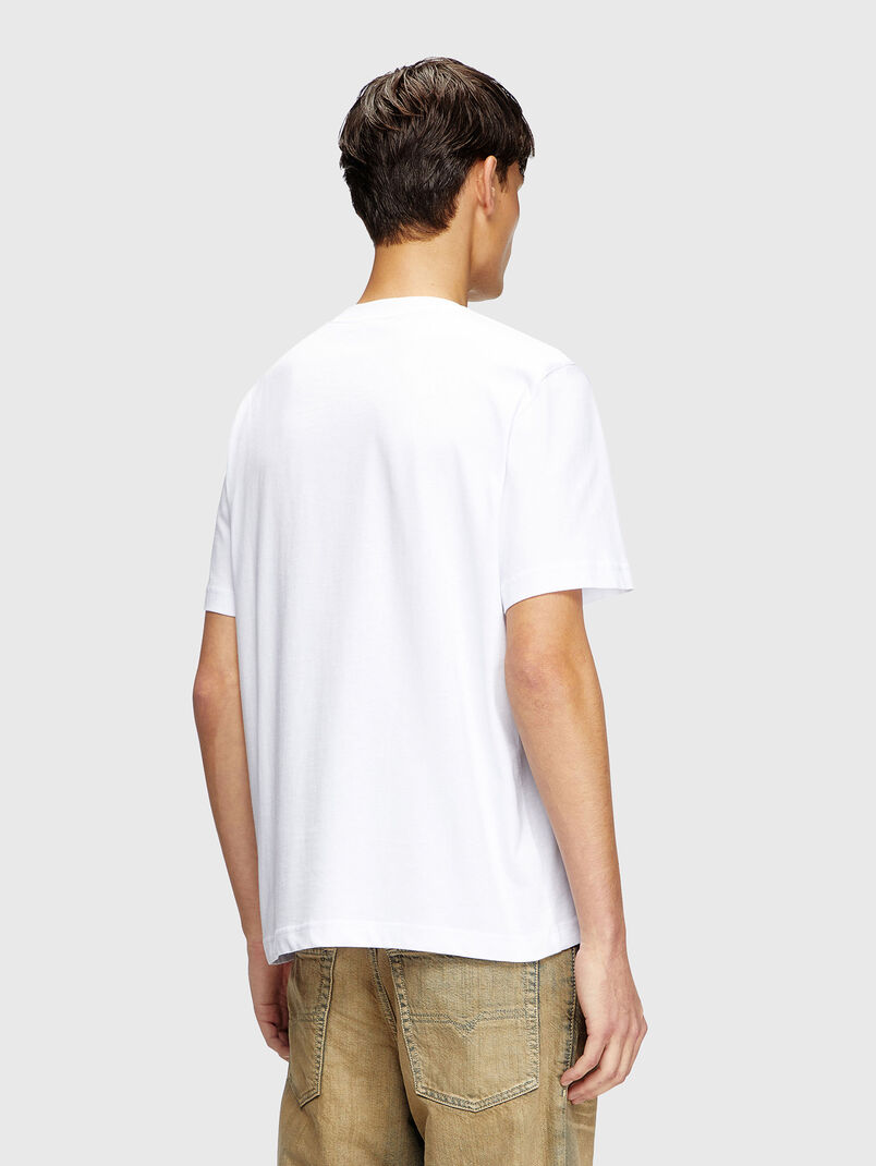 T-ADJUST-BIGOVAL black cotton t-shirt with logo  - 3