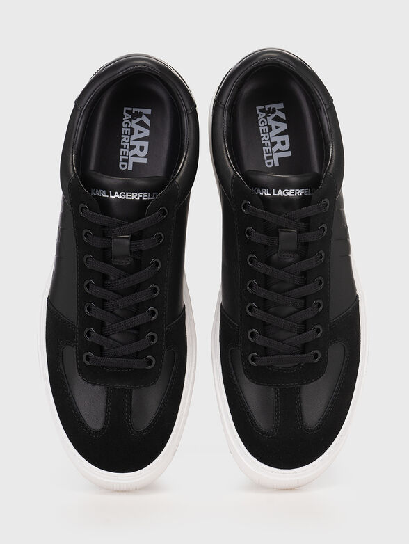 T/KAP M'GRAM leather sneakers with logo details - 6