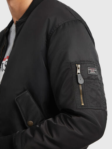 Black bomber jacket - 3