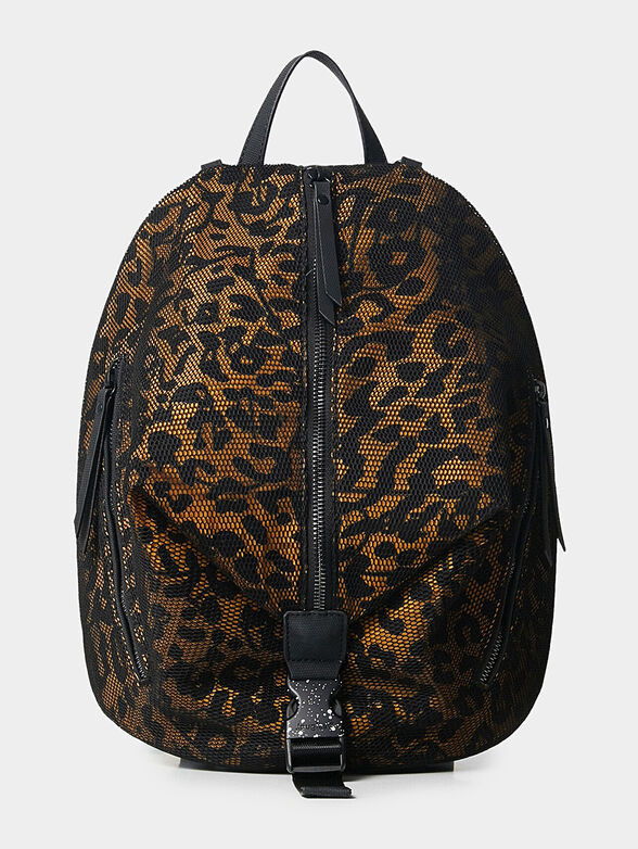 Small backpack with animal print - 1