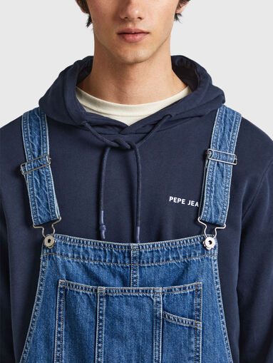 DOUGIE UTILITY denim overalls - 4