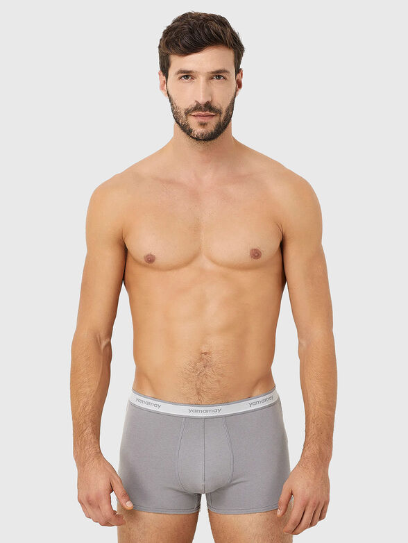 NEW FASHION COLOR cotton boxers with logo embroidery - 3