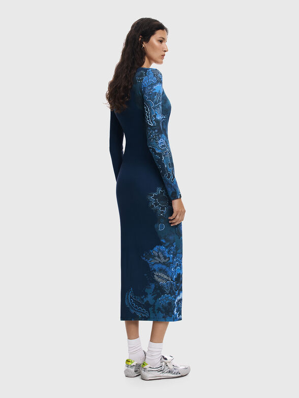 LIMBANI midi dress with accent print - 2