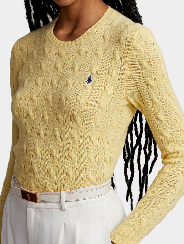 JULIANNA sweater with contrast logo - 4