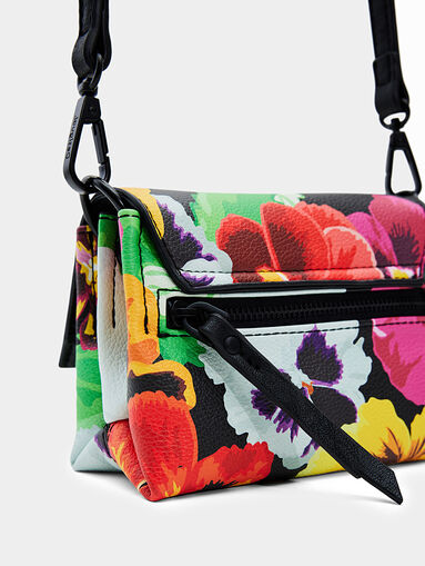 Small crossbody bag with floral print - 5