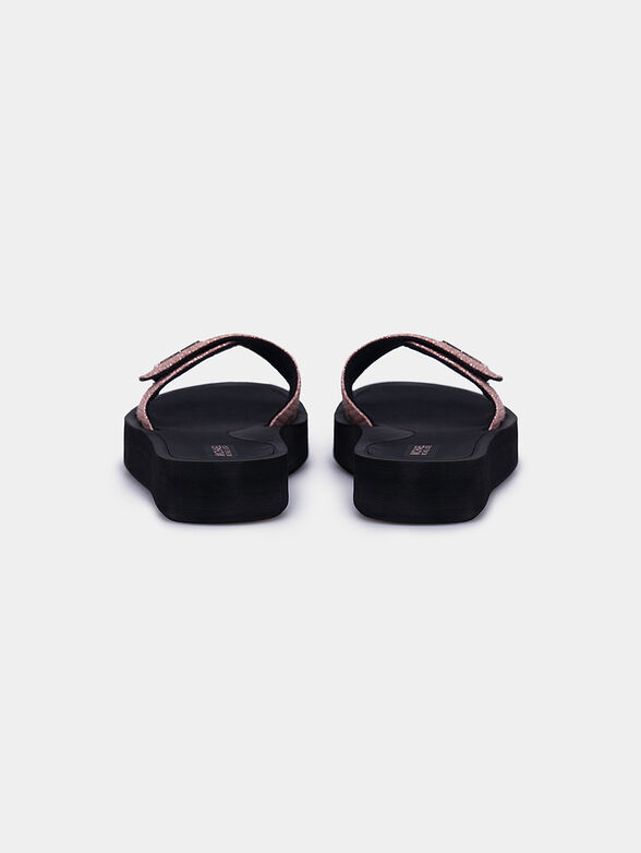 Black platform slide with sparkling details - 4
