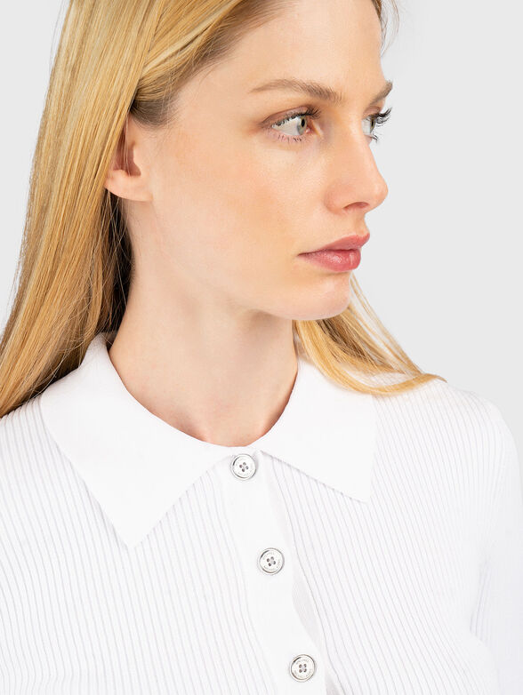 Long-sleeved polo shirt - 3