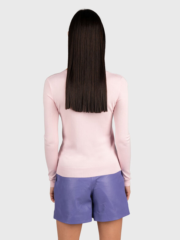 INES sweater with triangular embroidery - 4