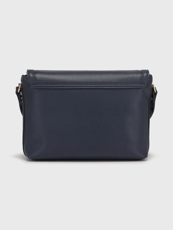Dark blue crossbody bag with logo detail - 3