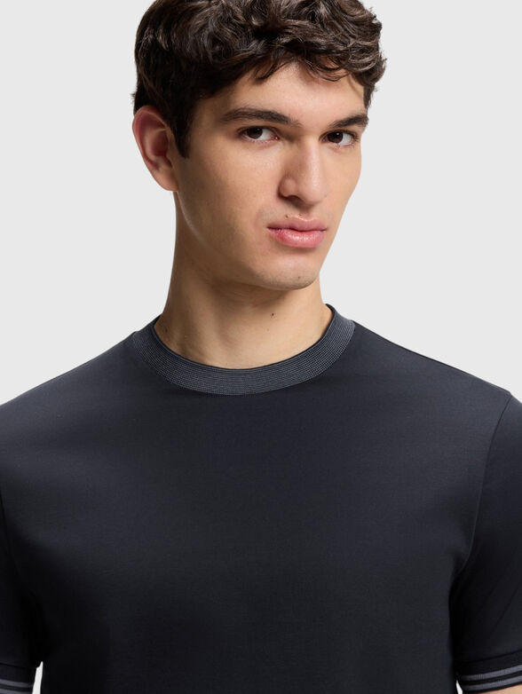 Beige cotton T-shirt - 4