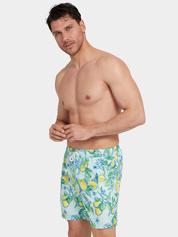 Swim trunks with print - 1