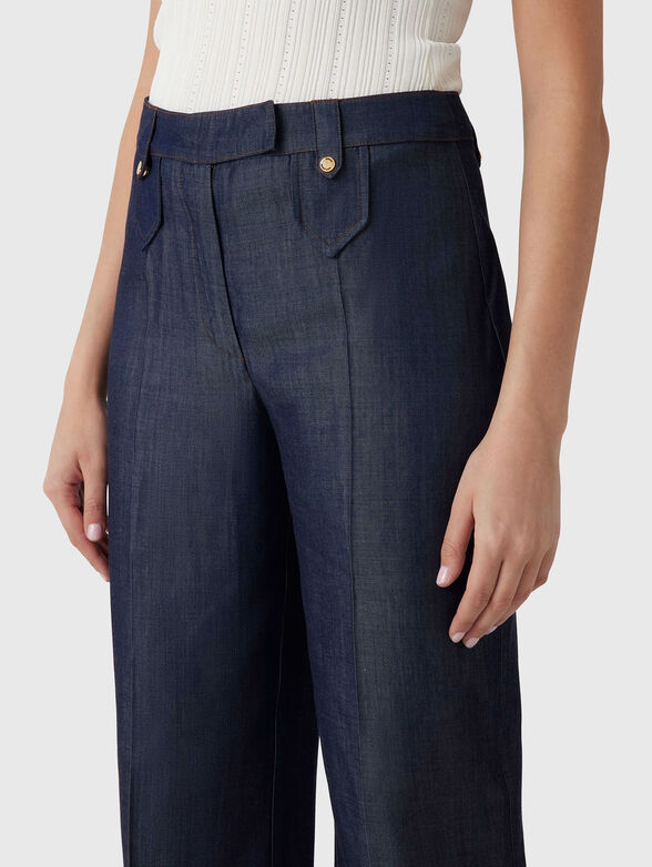 CARLA high waisted jeans with wide leg - 2