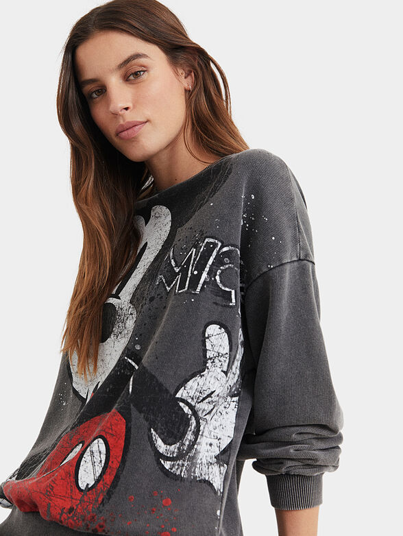 Sweatshirt with Mickey Mouse print - 3