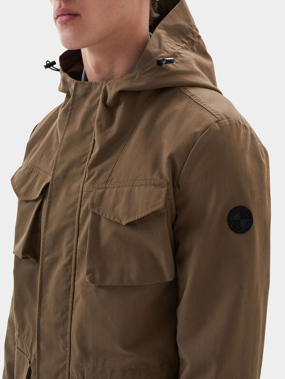 Parka in brown colour - 3