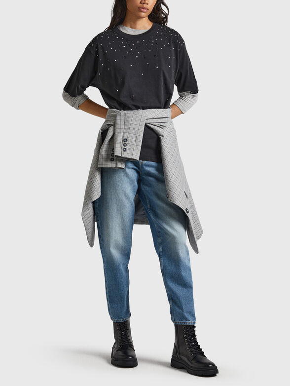 CADENCE T-shirt with accent eyelets - 2