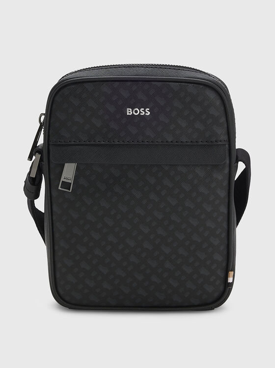 Кросбоди чанта с монограмен лого принт - 1