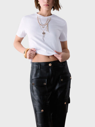 Printed cotton T-shirt - 4