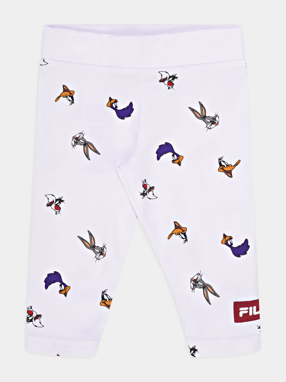 Leggings with cartoon characters print - 1