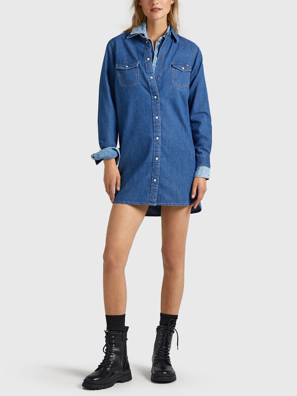 MAYA denim dress - 4