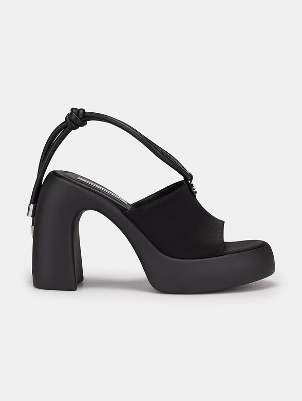 ASTRAGON HI sandals with thick heels and laces - 1