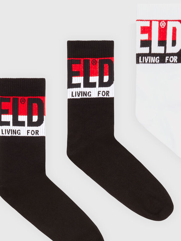 Threepack socks with logo - 2
