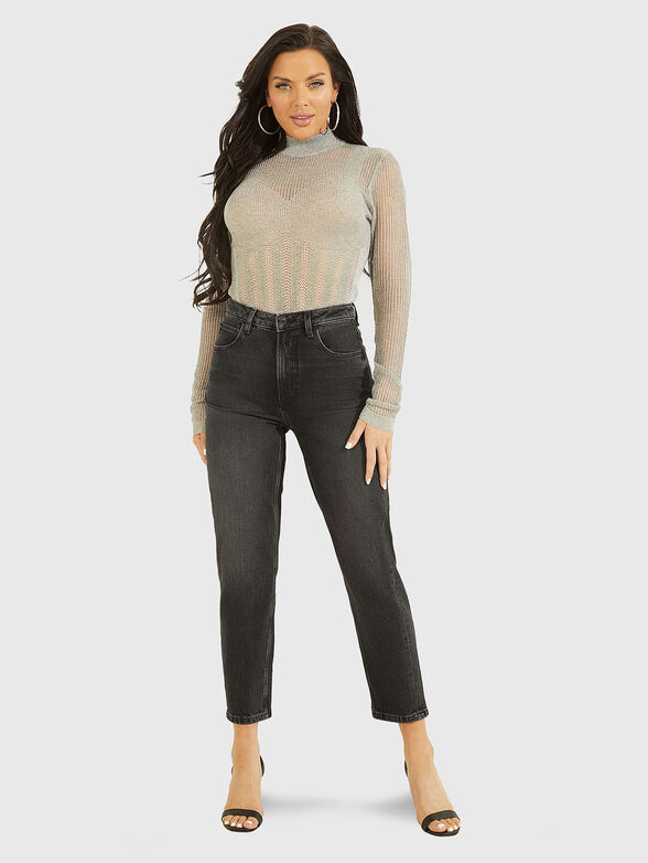 Black jeans with washed effect - 5