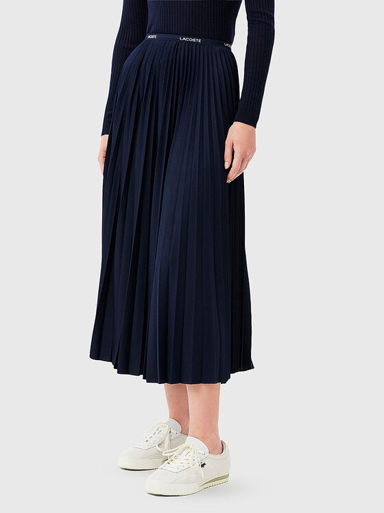 Midi pleated skirt - 1