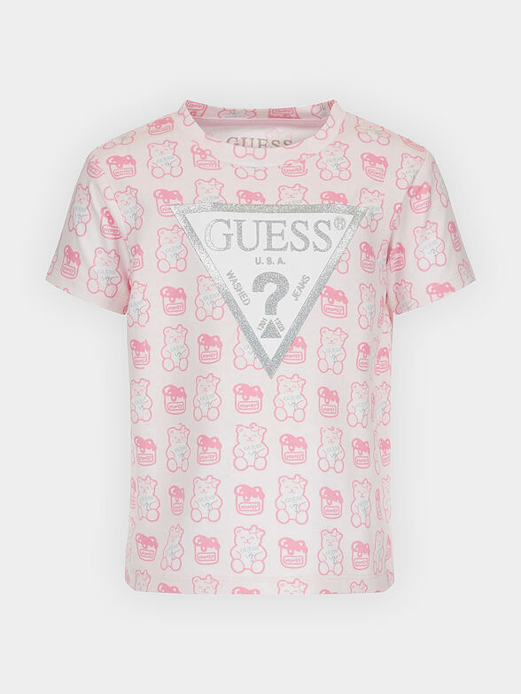 T-shirt with teddy bear print - 1