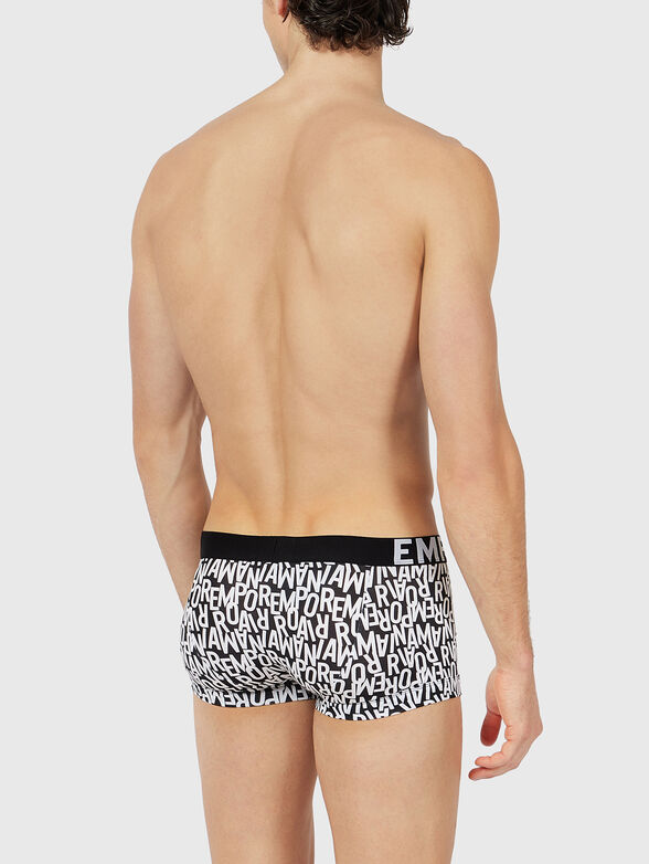Cotton boxers with logo print - 2