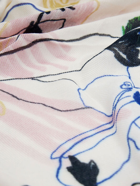 Long printed scarf - 6