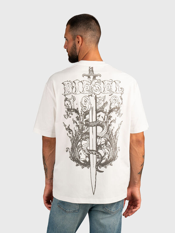 T-BOGGY-T1 cotton T-shirt with accent back - 2