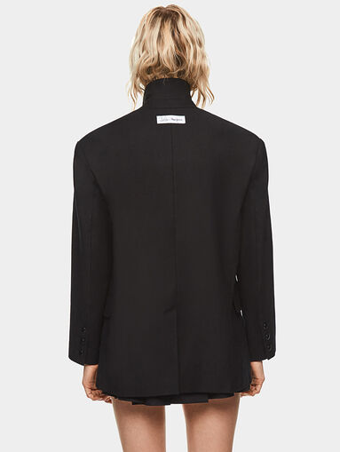 DUA LIPA X PEPE JEANS Oversized double-breasted blazer - 4