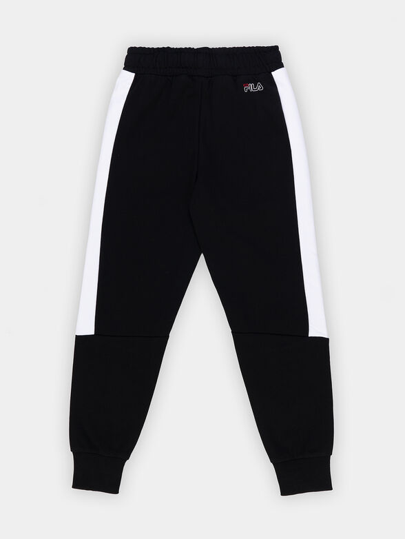 Sports pants with contrast inserts - 2
