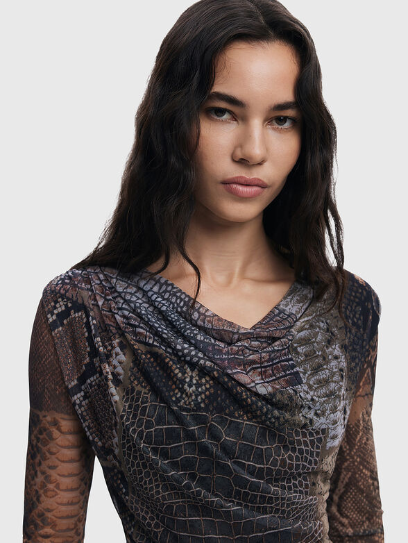 Animal print dress - 5