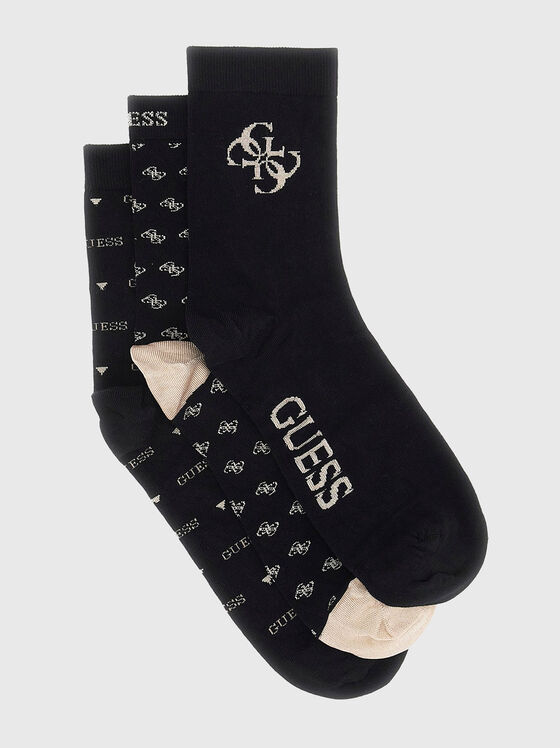 Set of three pairs of socks with accent details - 1