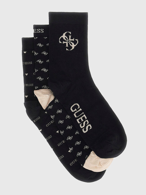 Set of three pairs of socks with accent details - 1