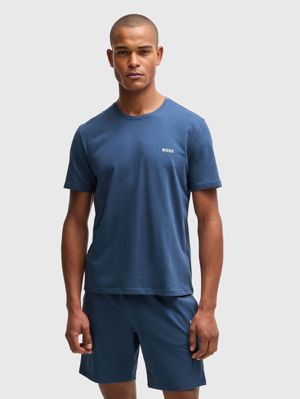 Cotton T-shirt with logo detail - 1