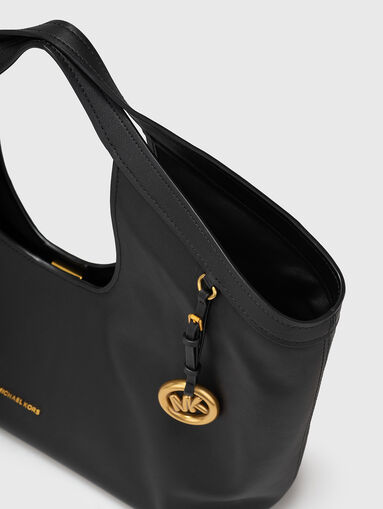 Leather Bag with Logo Detail - 4