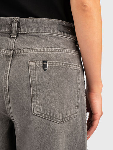 High waisted wide leg jeans - 3